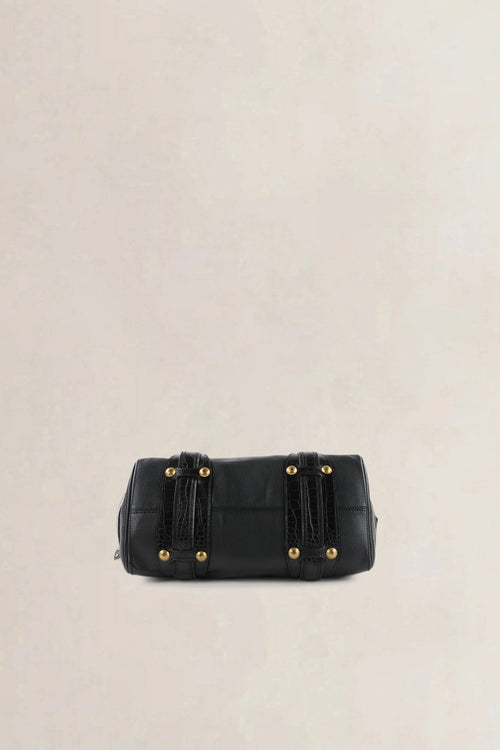 Etro Black Leather Shoulder Bag