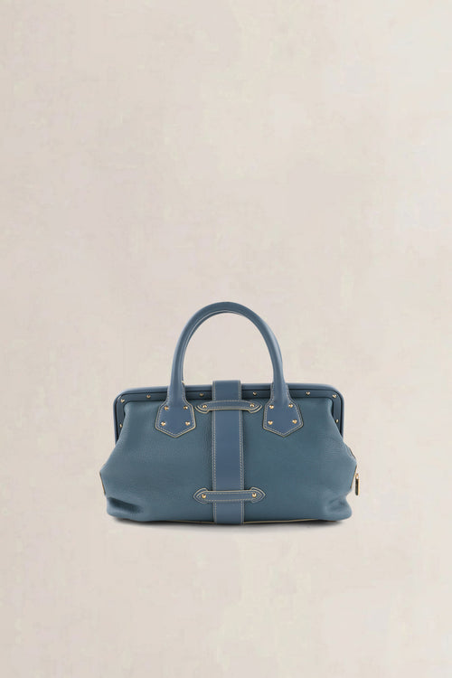 Louis Vuitton Blue Suhali Lingenieux PM Top Handle Bag