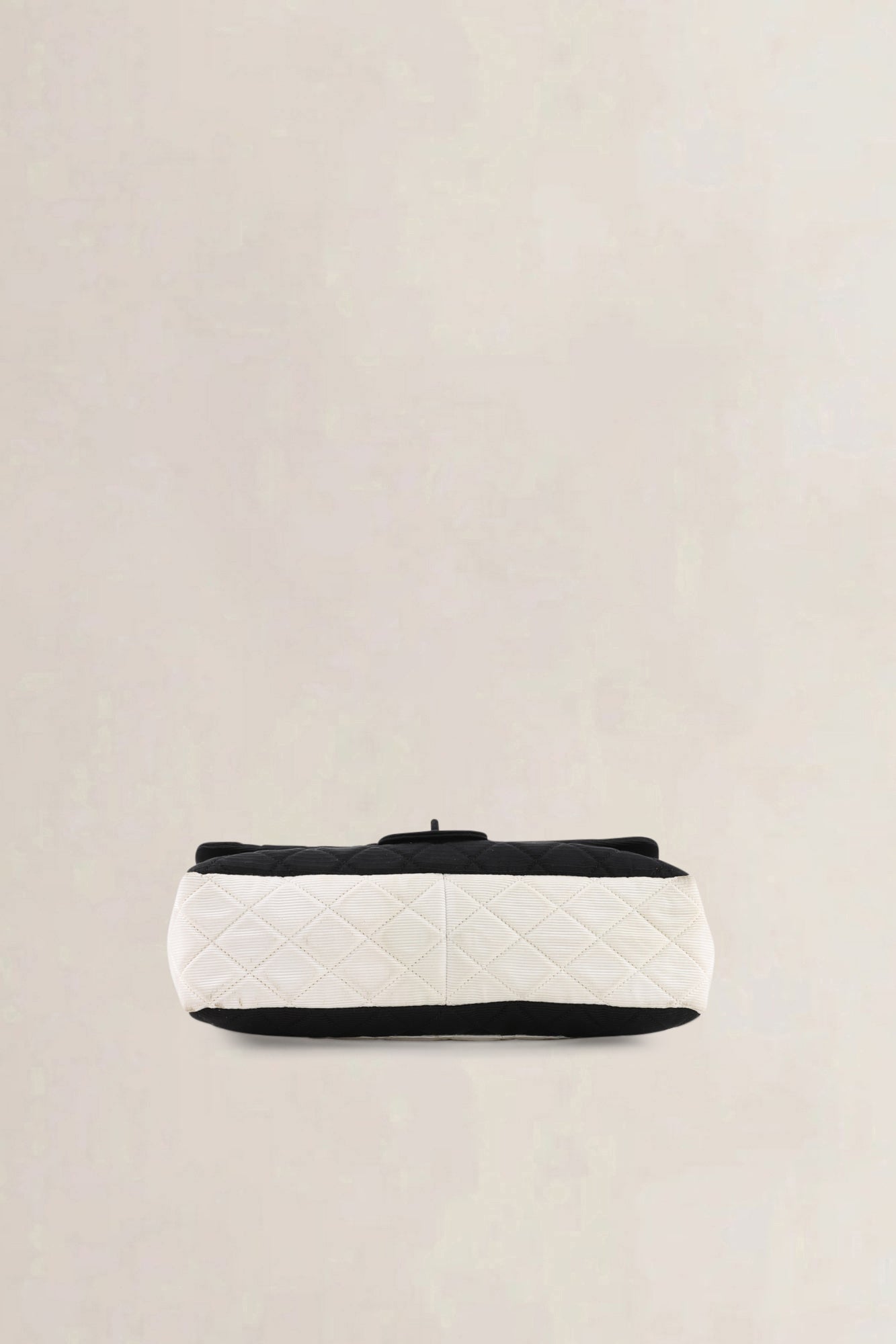 Chanel Black/White Cloth 2.55 Reissue Crossbody Bag