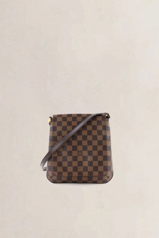 Louis Vuitton Musette Damier Ebene PM Crossbody Bag