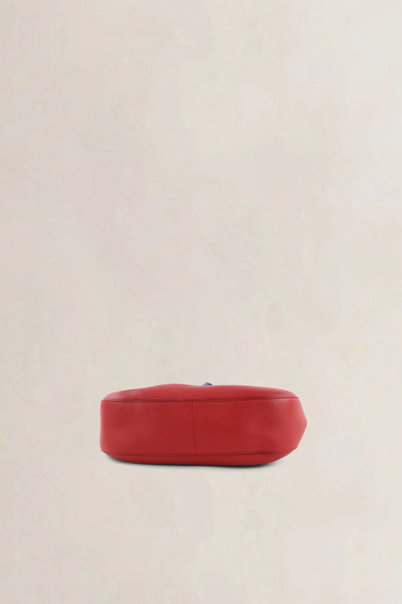 Prada Rosso Vitello Phenix Striped Strap Zip Shoulder Bag