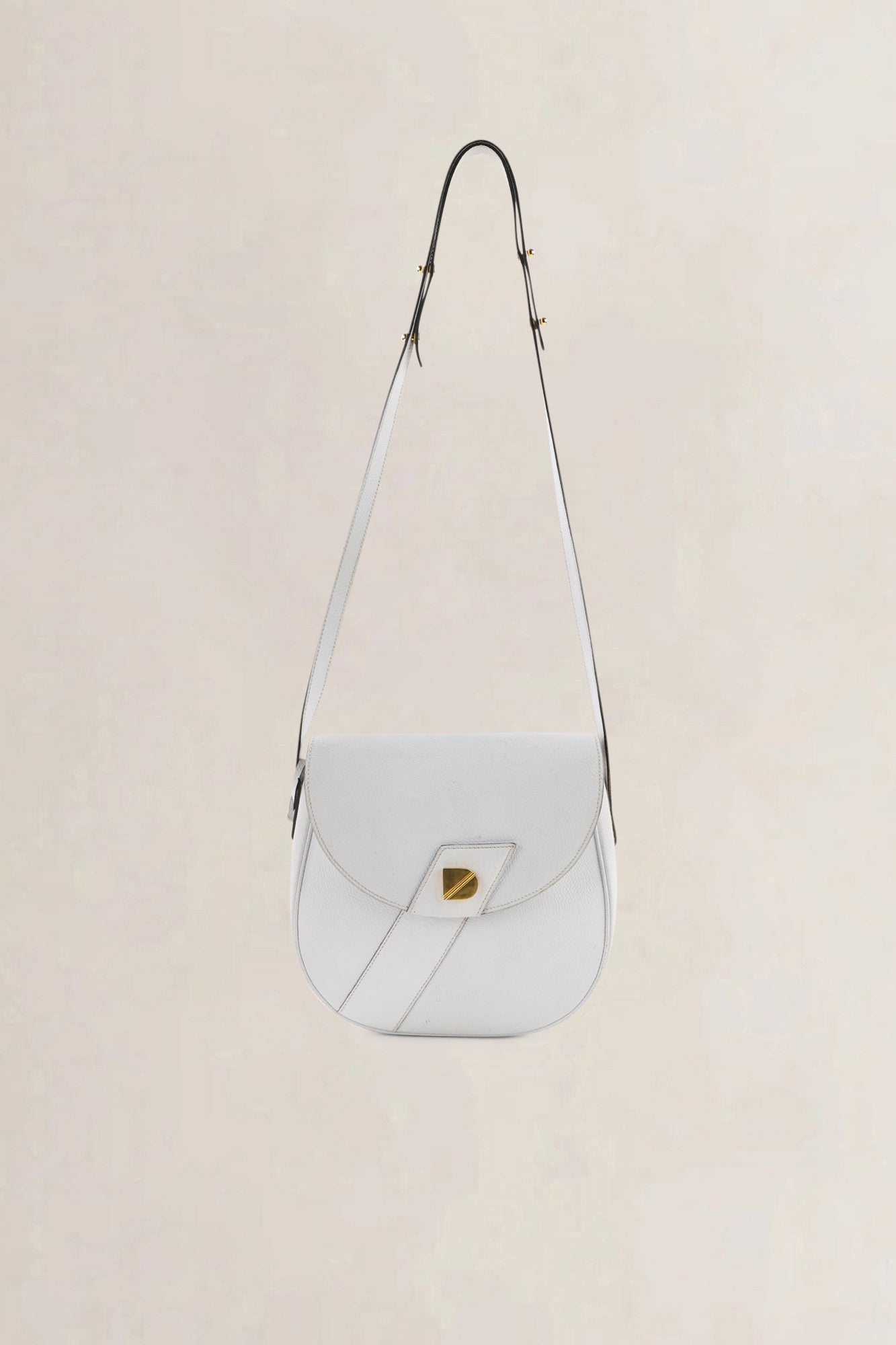 Delvaux White Leather Crossbody Bag