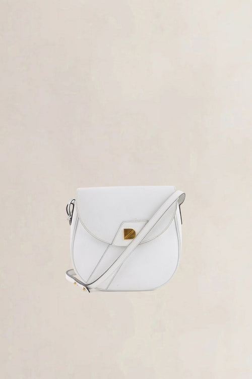 Delvaux White Leather Crossbody Bag