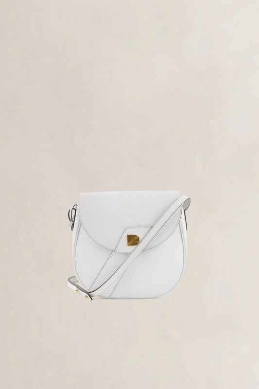 Delvaux White Leather Crossbody Bag