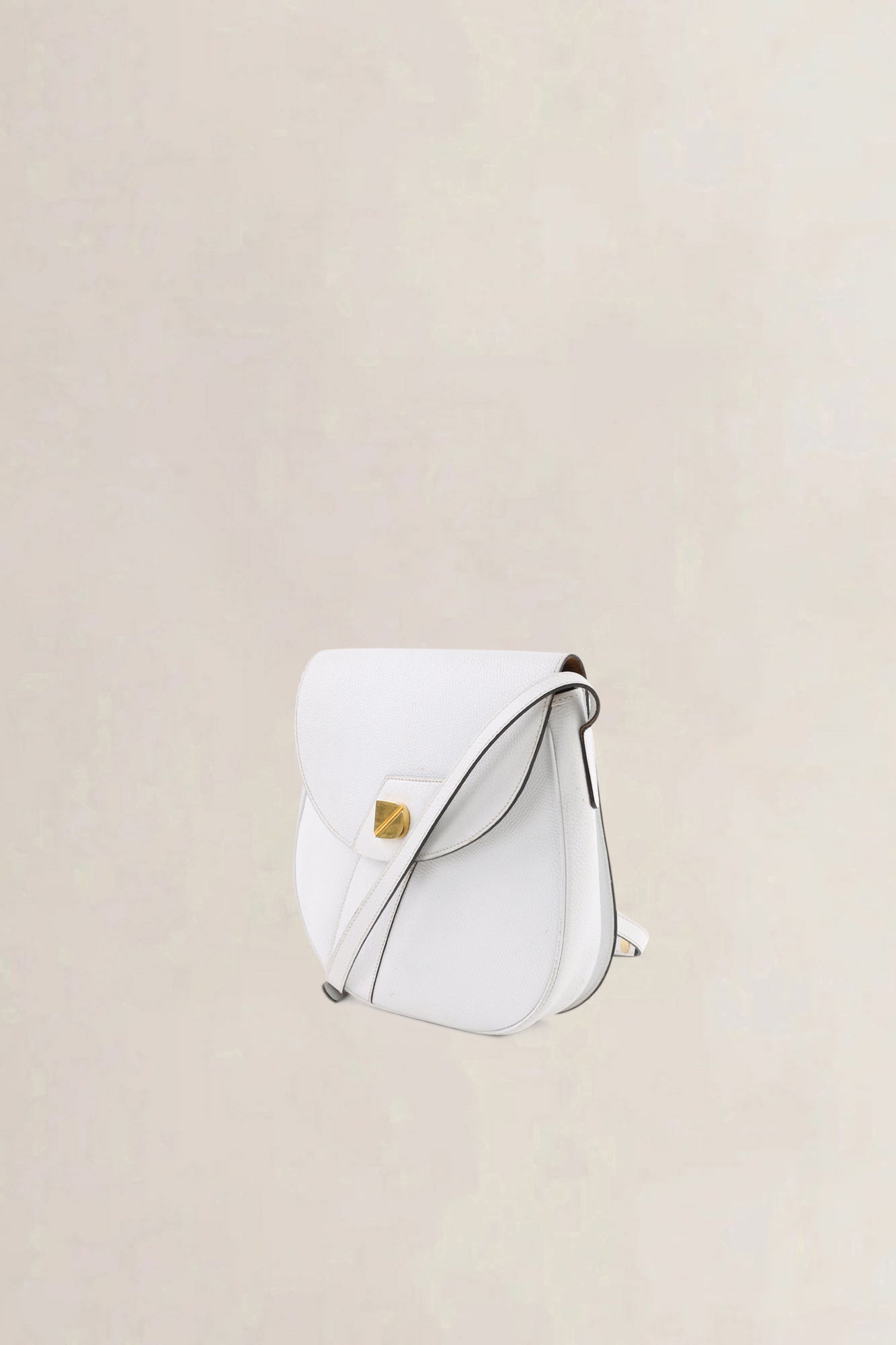 Delvaux White Leather Crossbody Bag