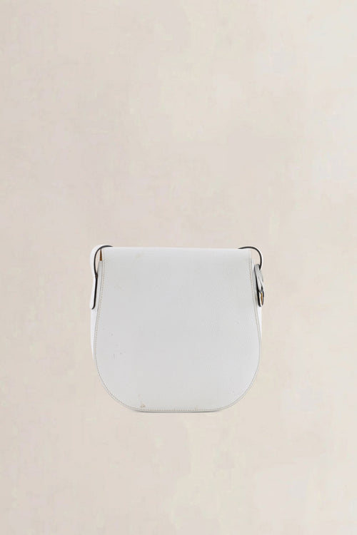 Delvaux White Leather Crossbody Bag