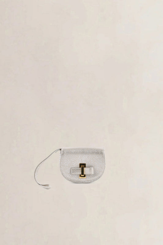 Delvaux Silver Le Mutin Coin Purse