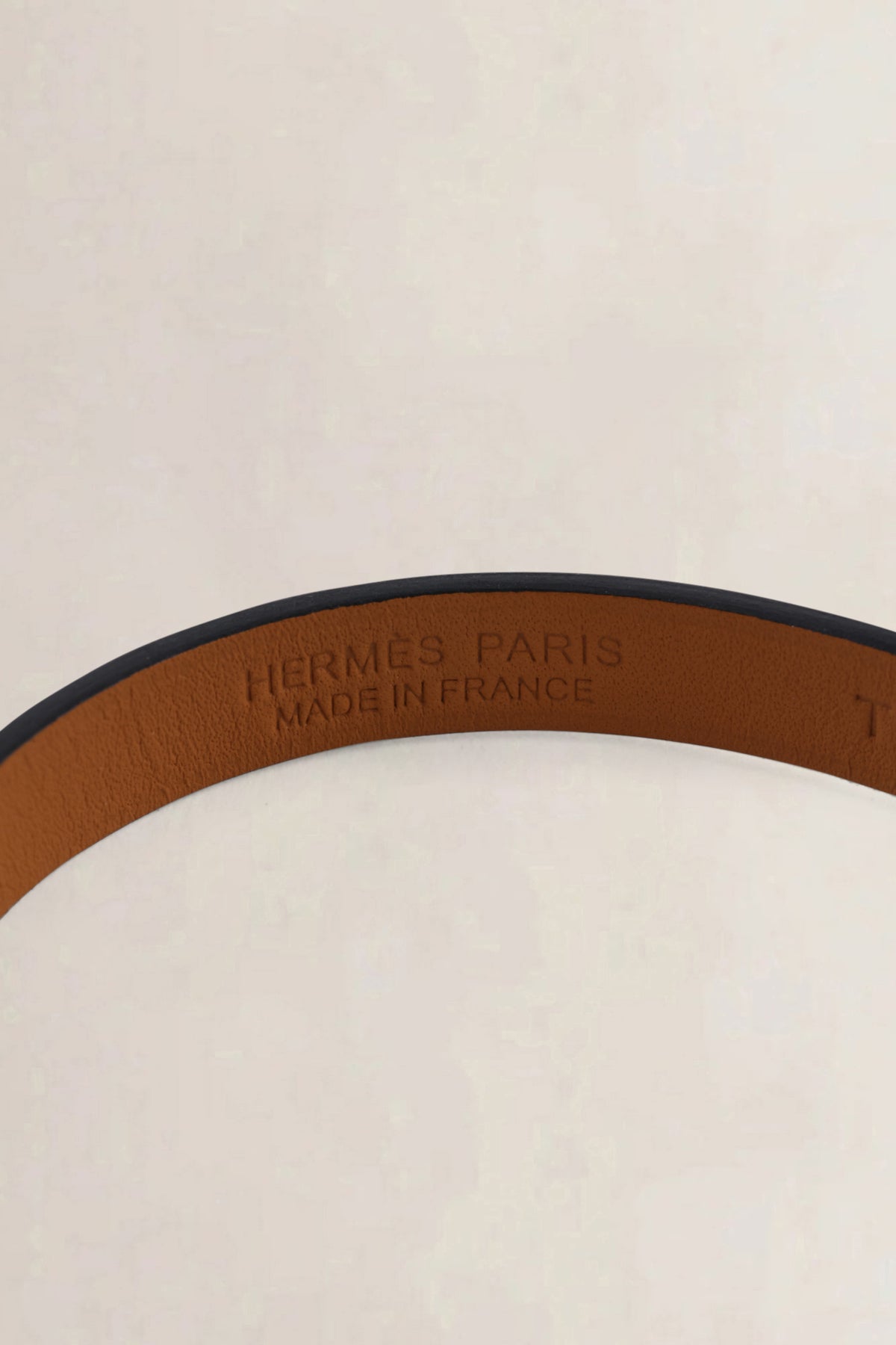 Hermès Black Rivale Mini Rose Gold Bracelet