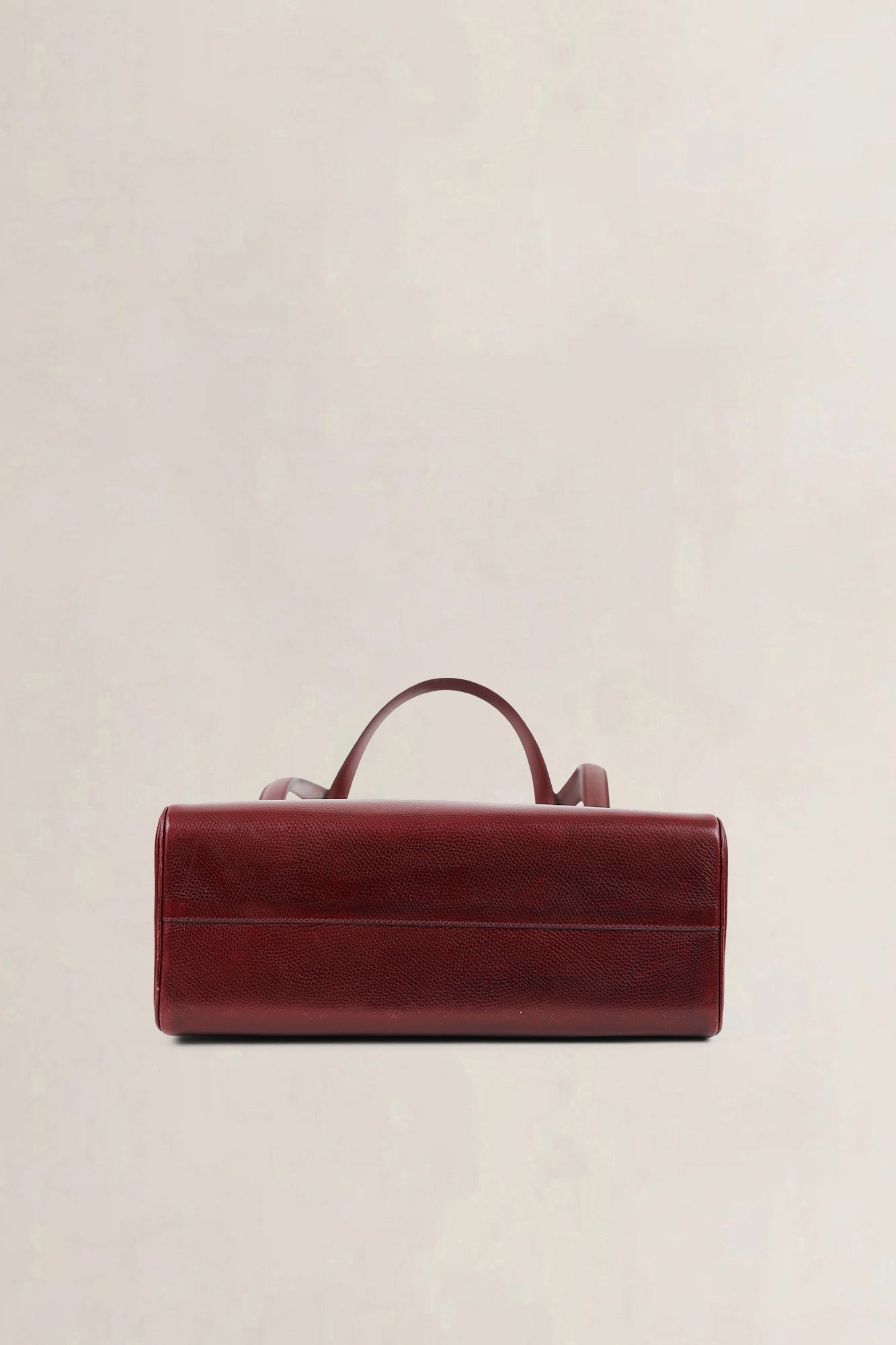 Delvaux Burgundy Shoulder Bag