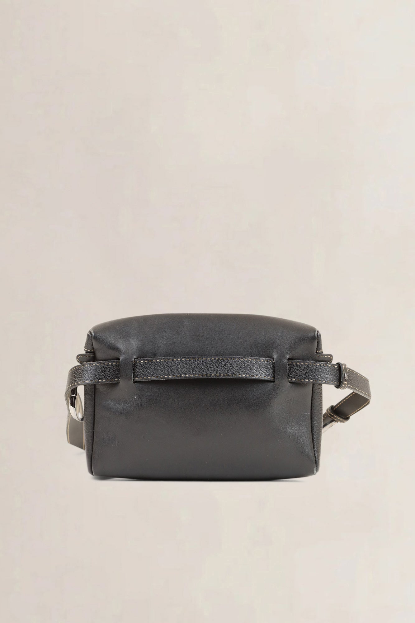 Deux De Delvaux Grey Belt Bag