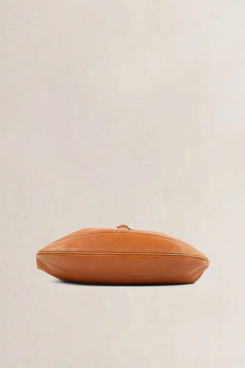 Delvaux Brown Satan Shoulder Bag