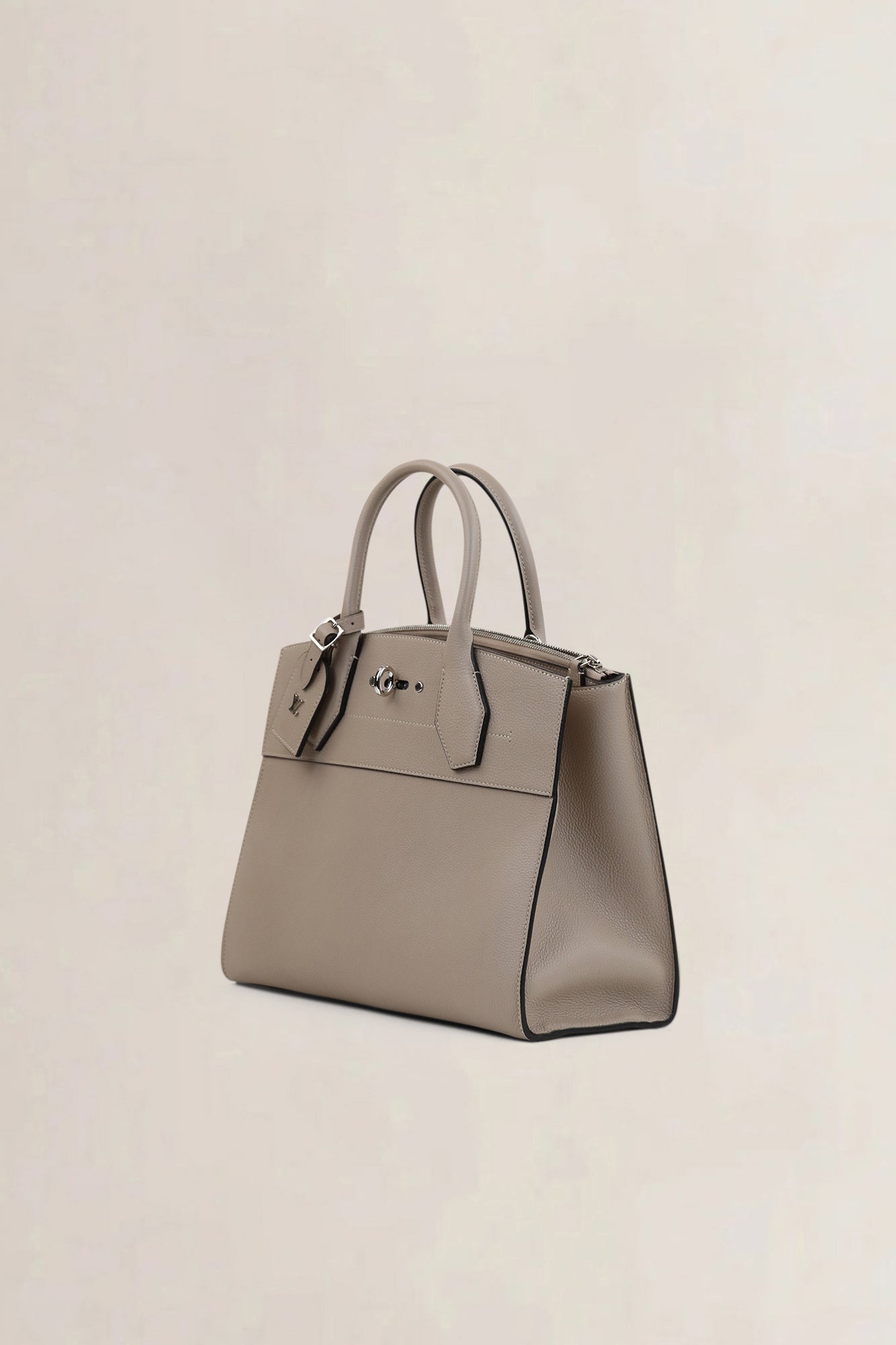 Louis Vuitton Grey City Steamer MM Top Handle Bag