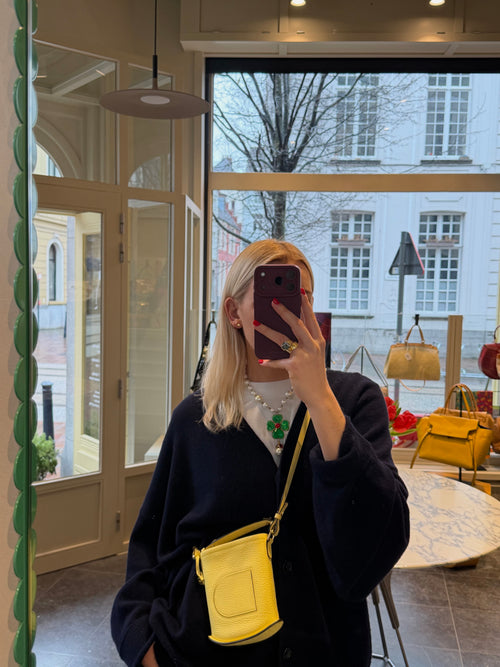 Delvaux Yellow Pin Toy Eclat Crossbody Bag