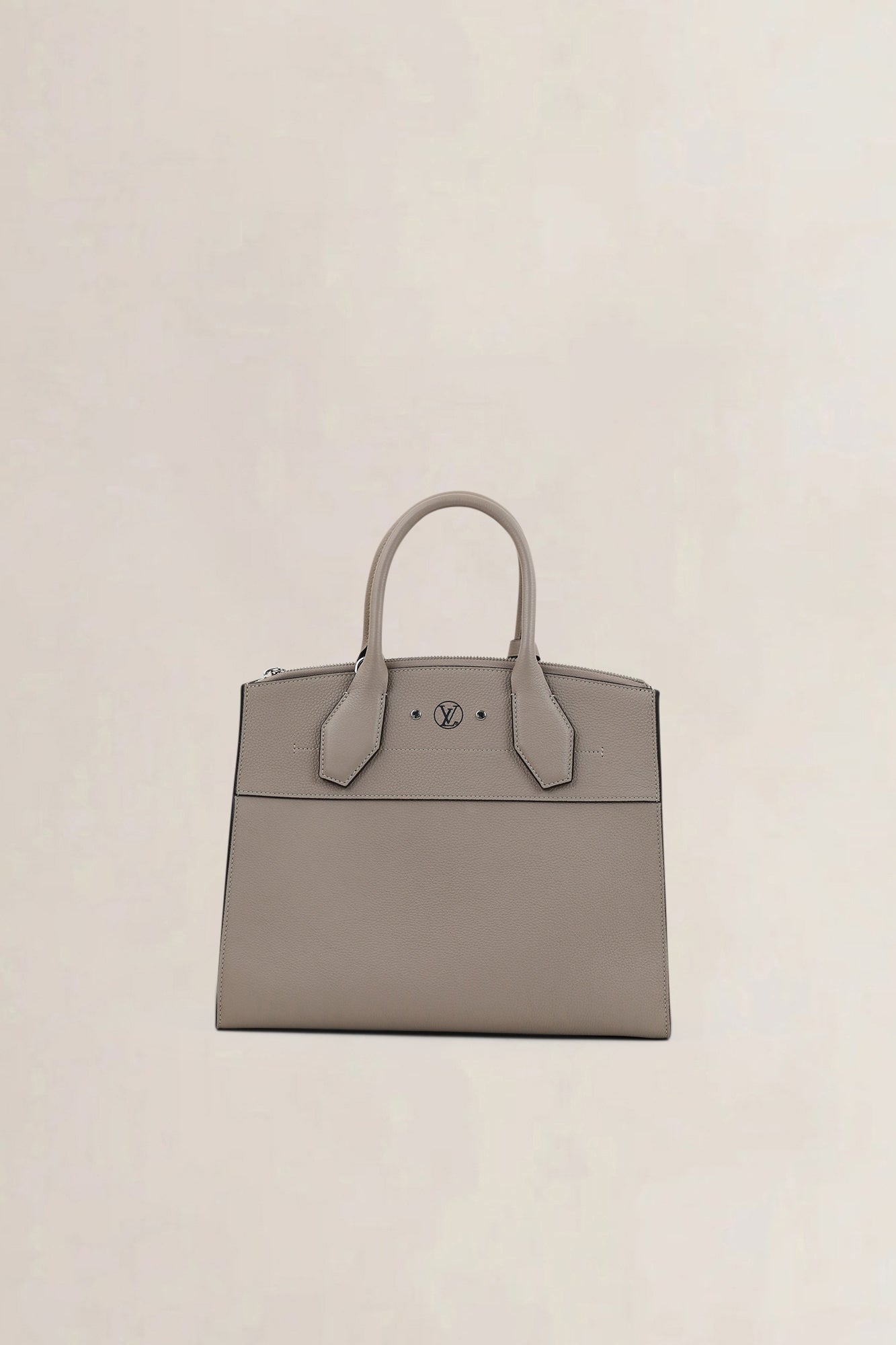 Louis Vuitton Grey City Steamer MM Top Handle Bag