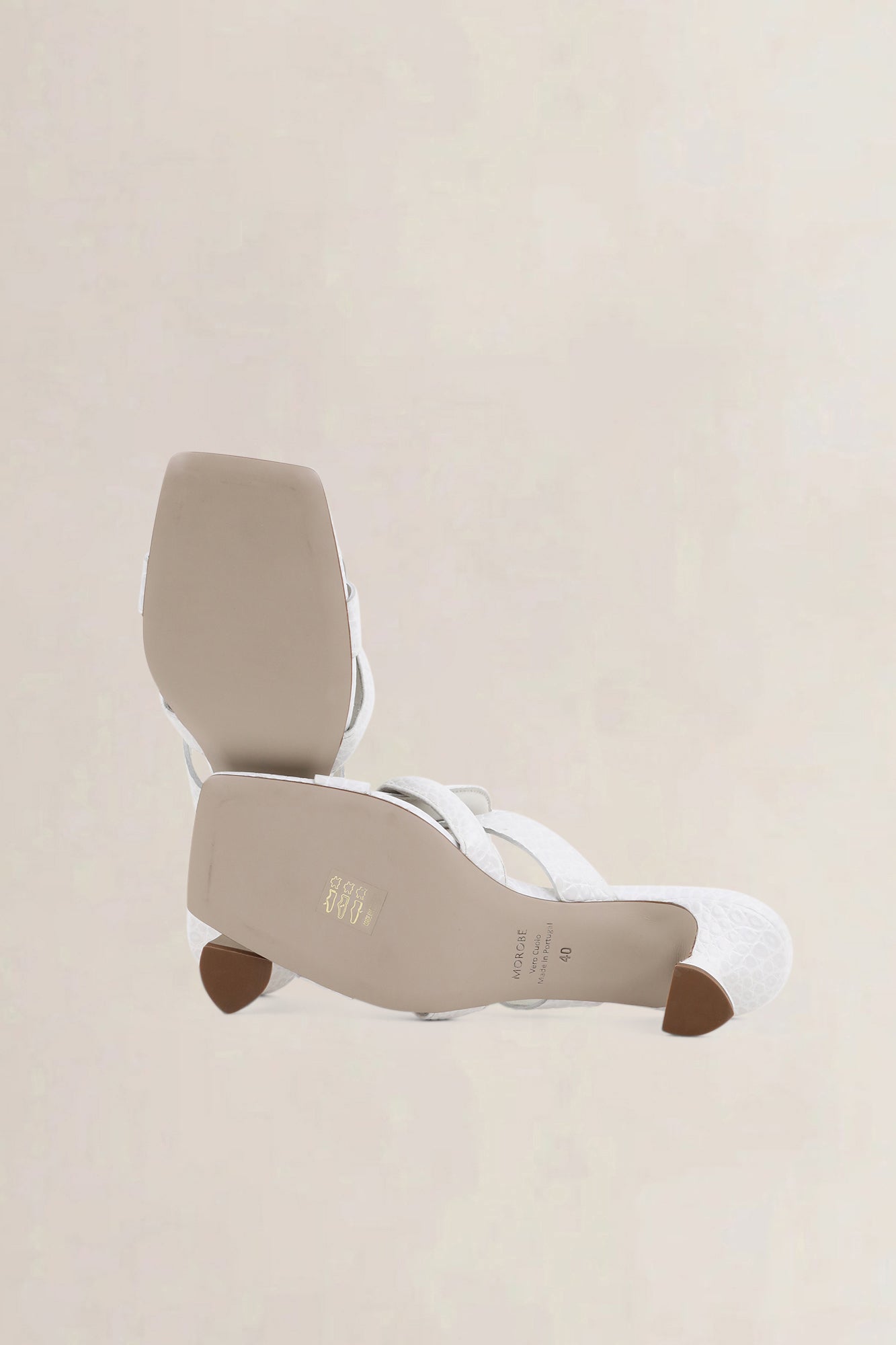 Morobé White Romy Sandals