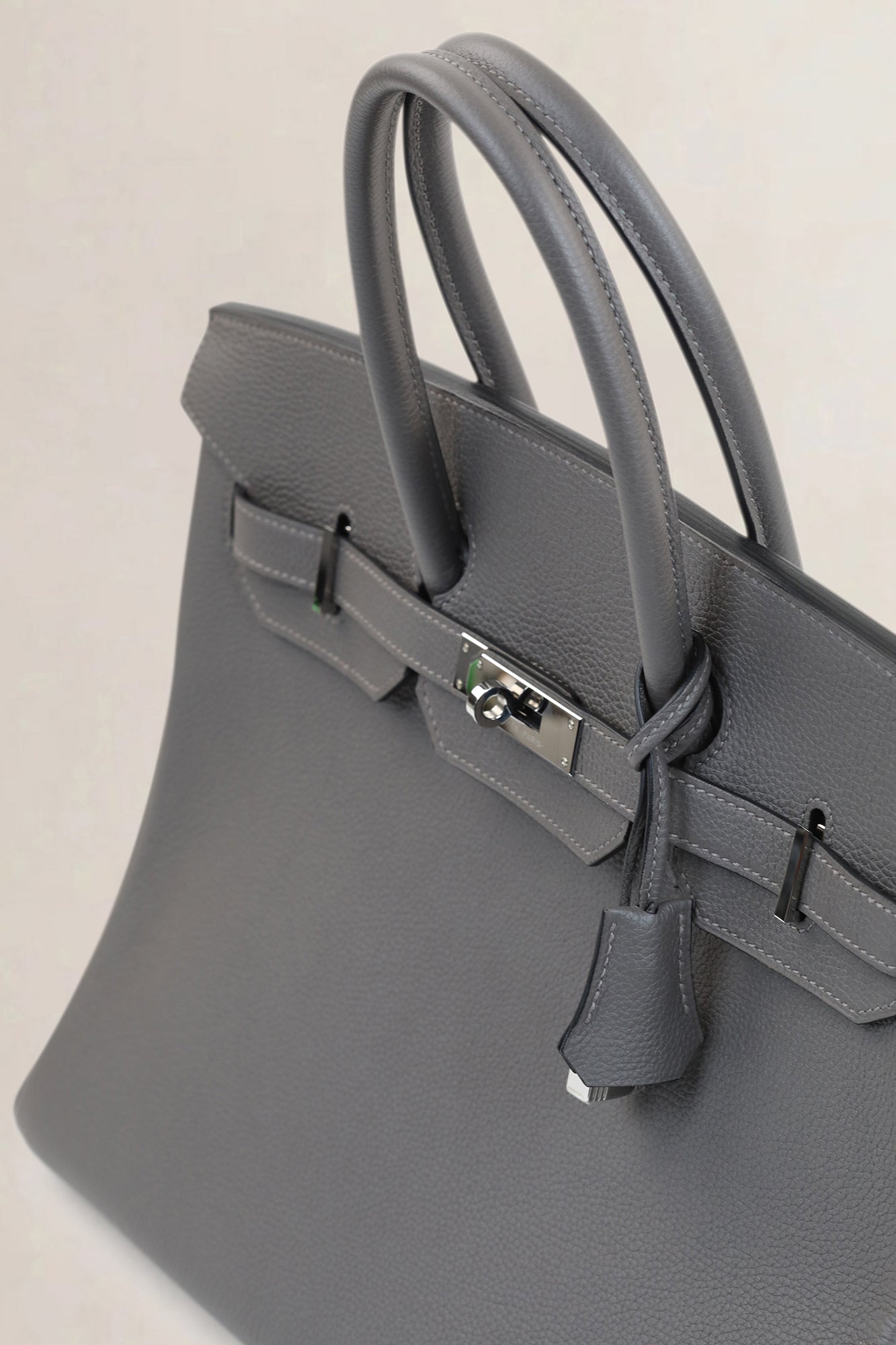 Hermès Birkin 35 Gris Etain Togo PHW