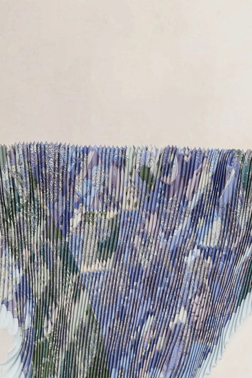 Hermès Silk Plissé Scarf