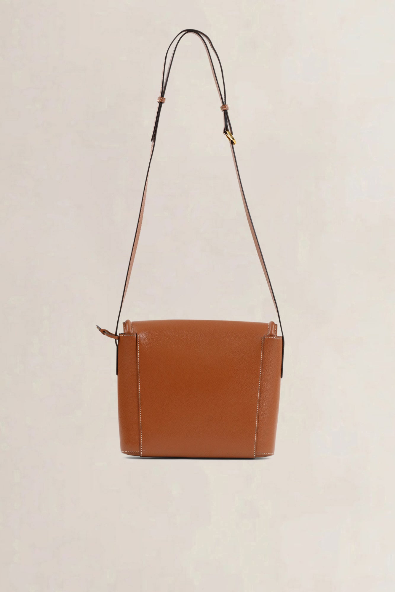 Delvaux Cognac Eclair Crossbody Bag