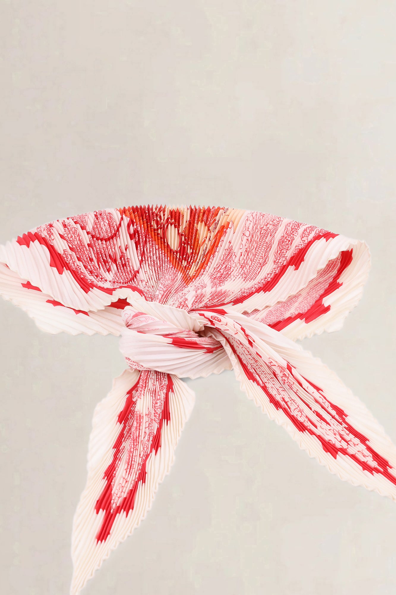 Hermès Silk Plissé Scarf