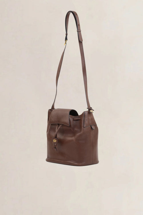 Delvaux Brown Leather Crossbody Bag