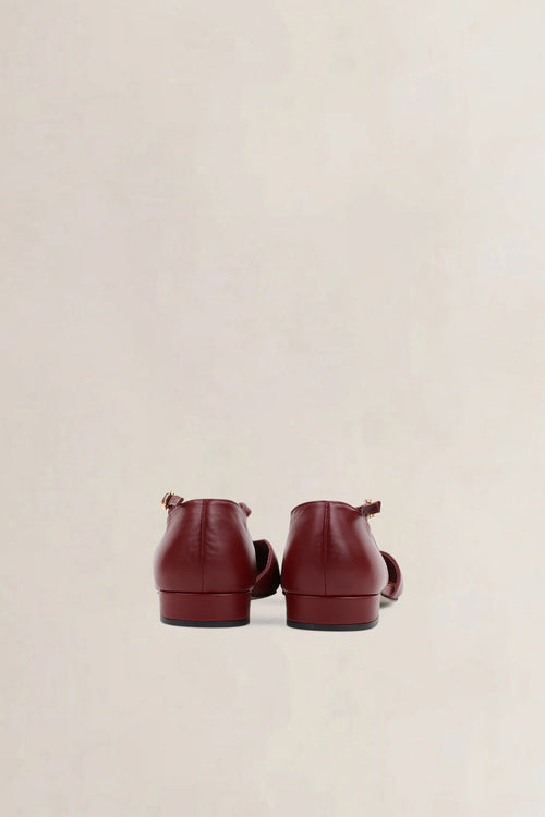 Morobé Burgundy Florence 02 Sandals