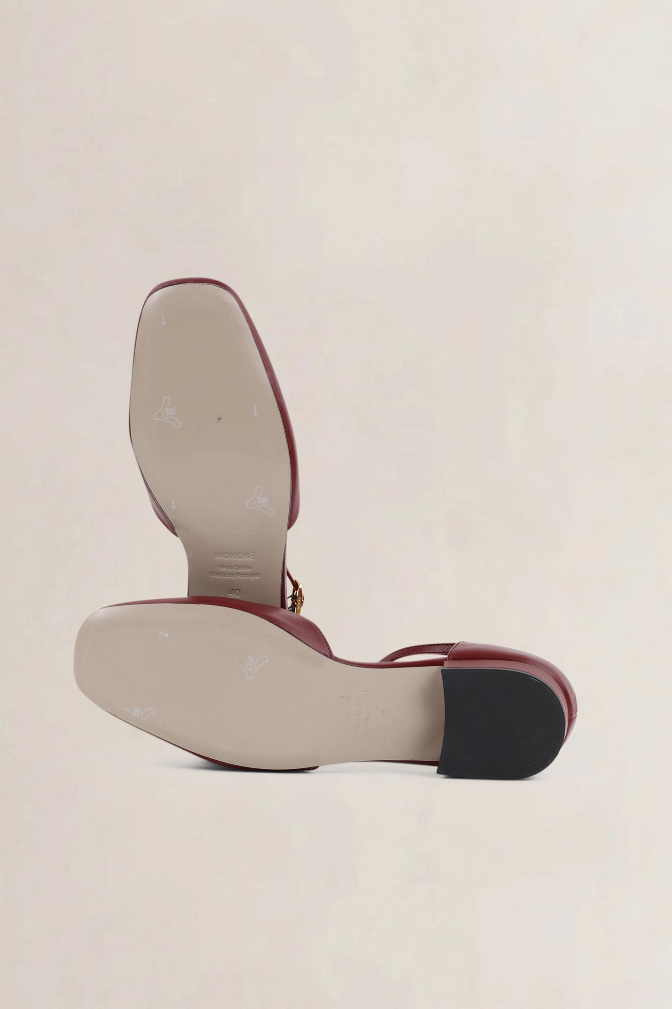 Morobé Burgundy Florence 02 Sandals