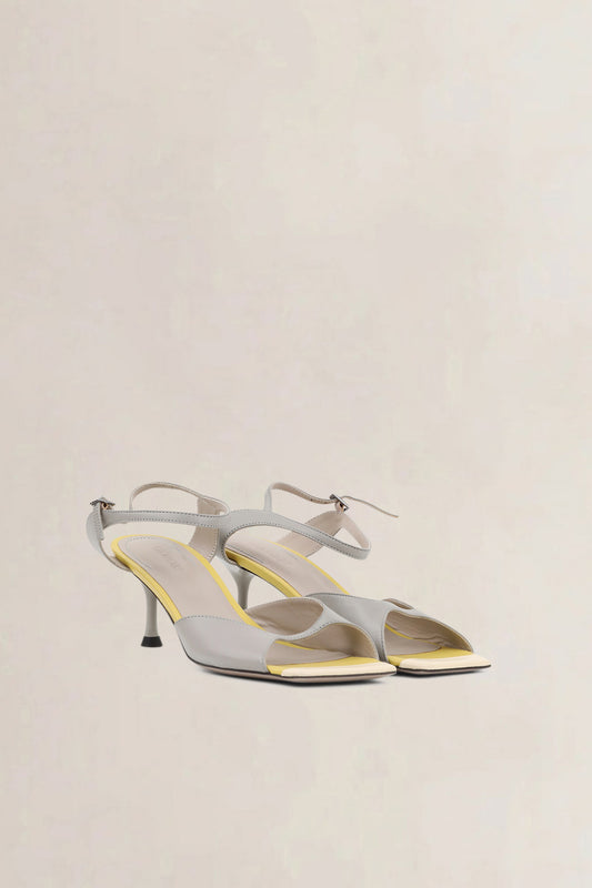 Morobé Grey/Yellow Sandals