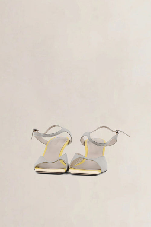 Morobé Grey/Yellow Sandals
