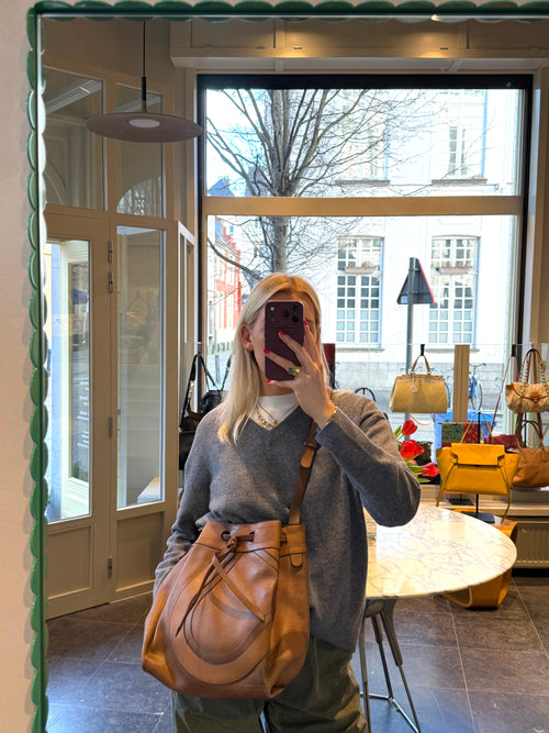 Delvaux Brown Desert Crossbody Bag