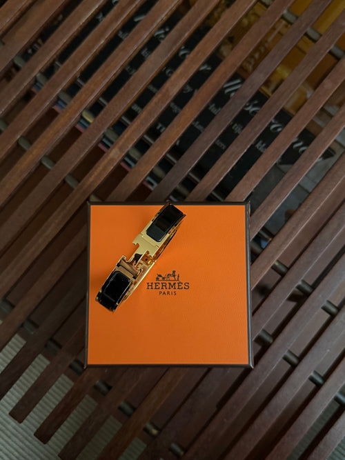 Hermès Black Clic H GM Bracelet