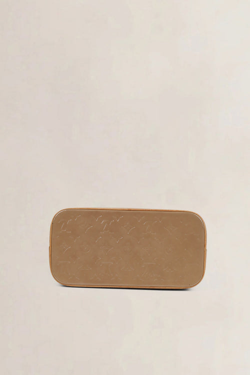 Louis Vuitton Light Yellow Patent Leather Houston Shoulder Bag