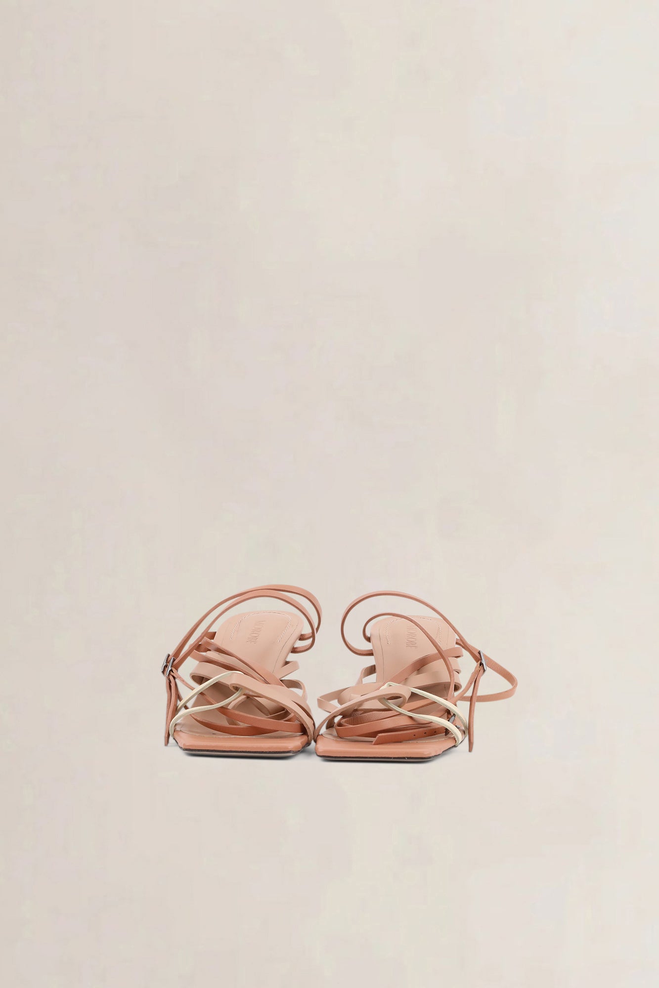 Morobé Pink/White Lace Sandals