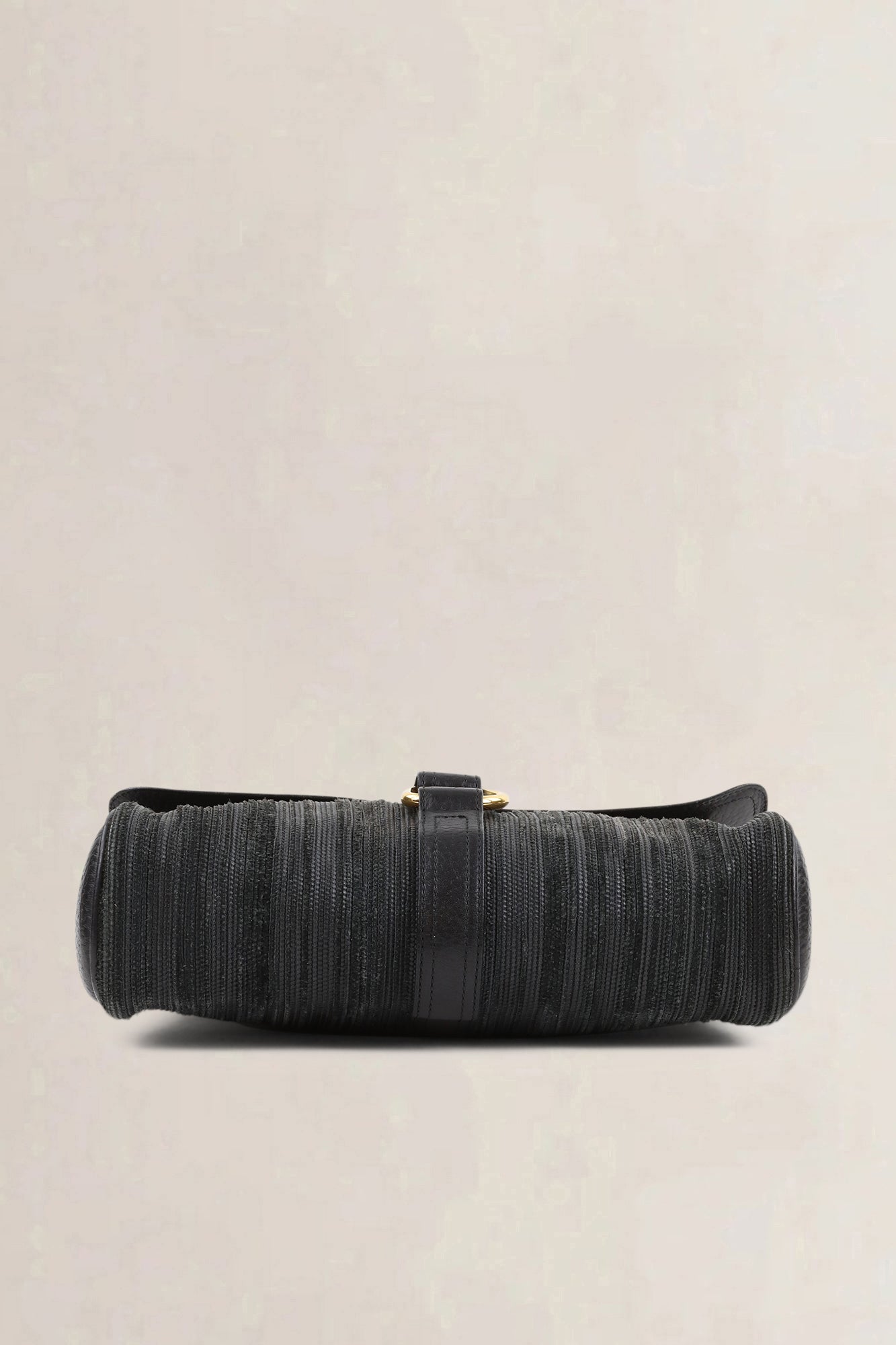 Delvaux Black Fichu Toile De Cuir Crossbody Bag