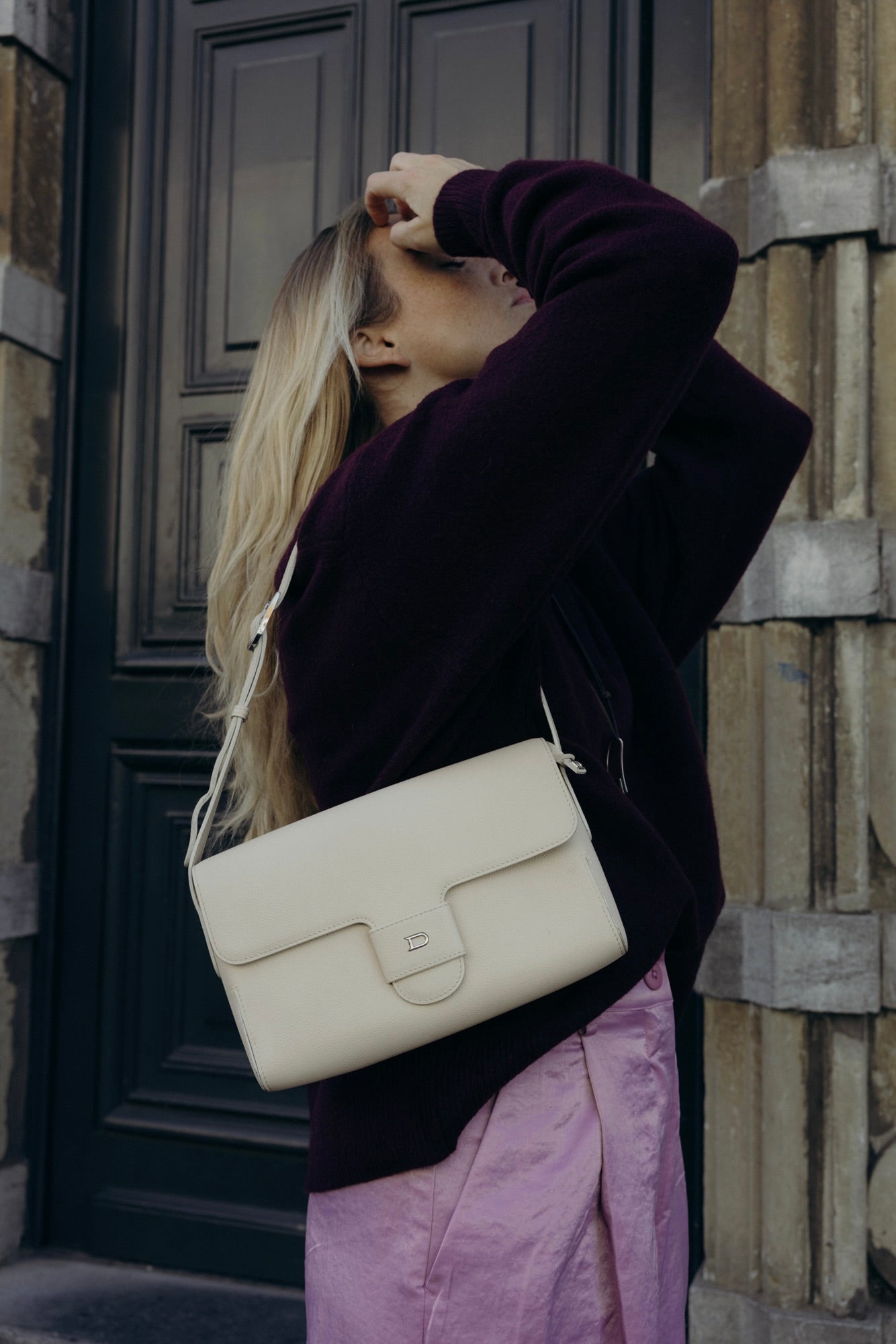 Delvaux By Véronique Branquinho White Shoulder Bag