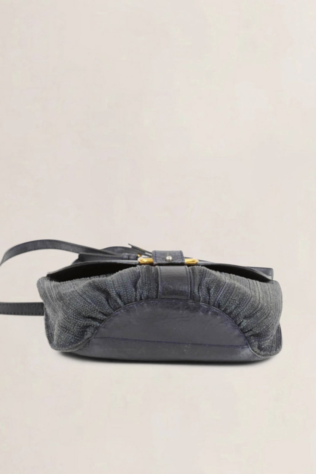 Delvaux Blue Listrac PM Crossbody Bag