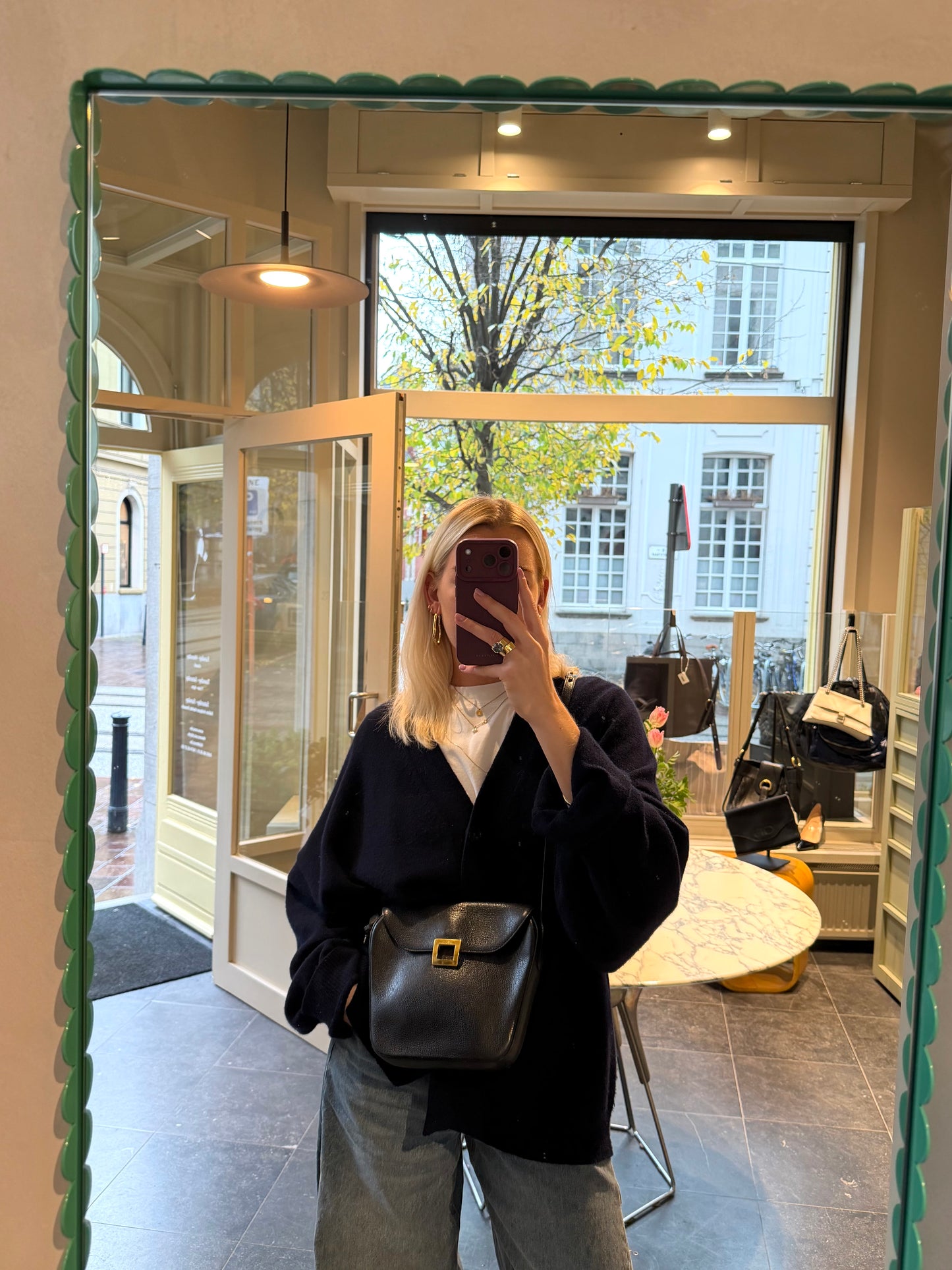 Delvaux Blue Amité Crossbody Bag