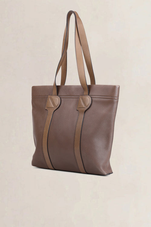 Delvaux Brown Leather Shoulder Bag