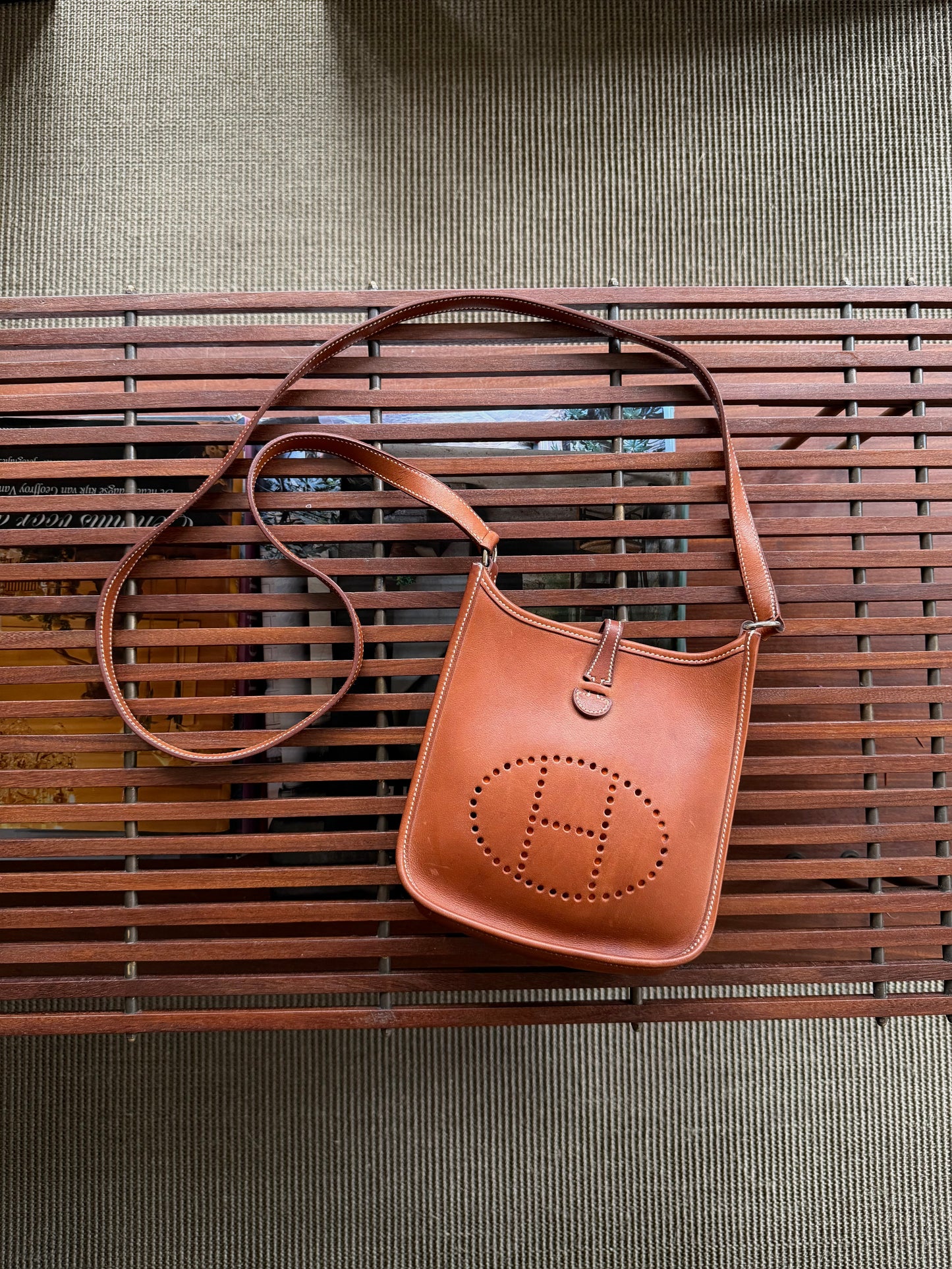 Hermès Brown Evelyne 16 Crossbody Bag