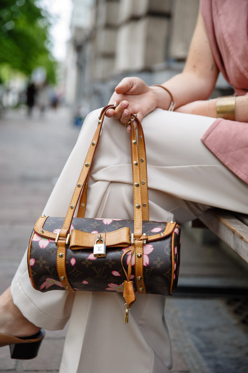 Louis Vuitton x Takashi Murakami Cherry Blossom Papillon Shoulder Bag