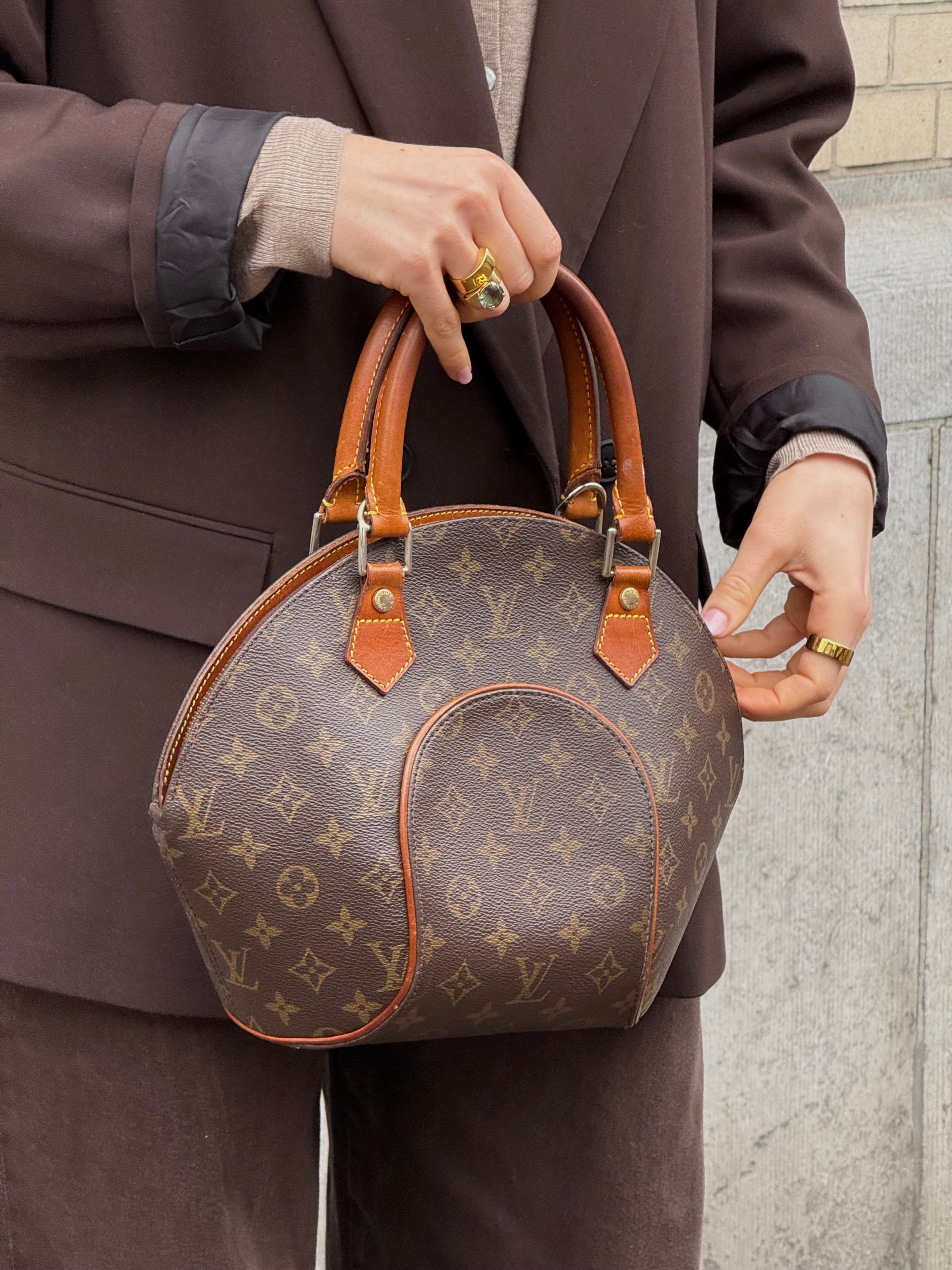 Louis Vuitton Monogram Ellipse PM Top Handle Bag