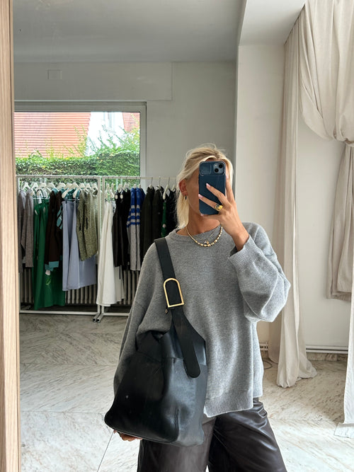 Delvaux Black So Cool MM Sellier Shoulder Bag