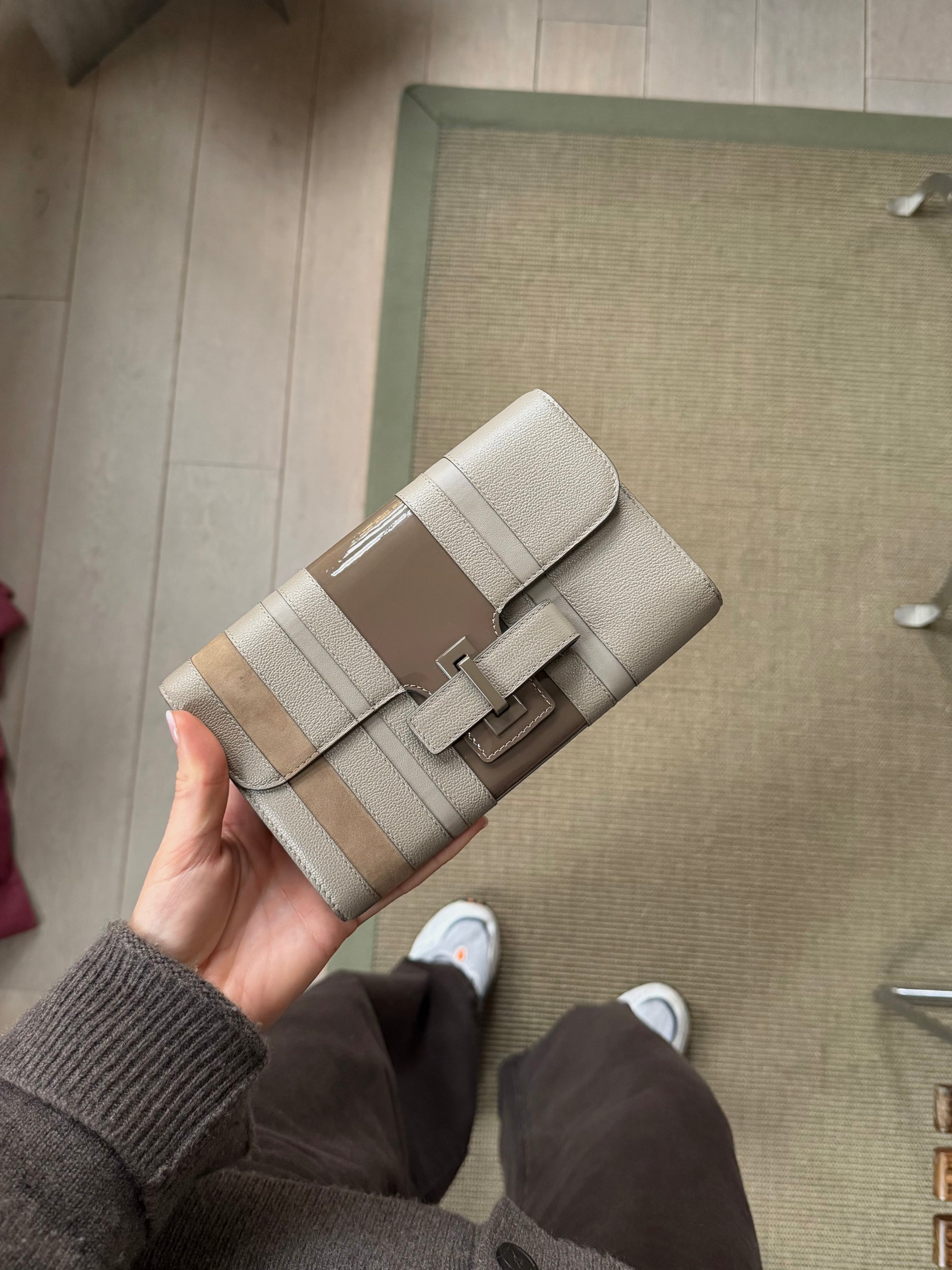 Delvaux Tourterelle Camaïeux Simplissime Wallet