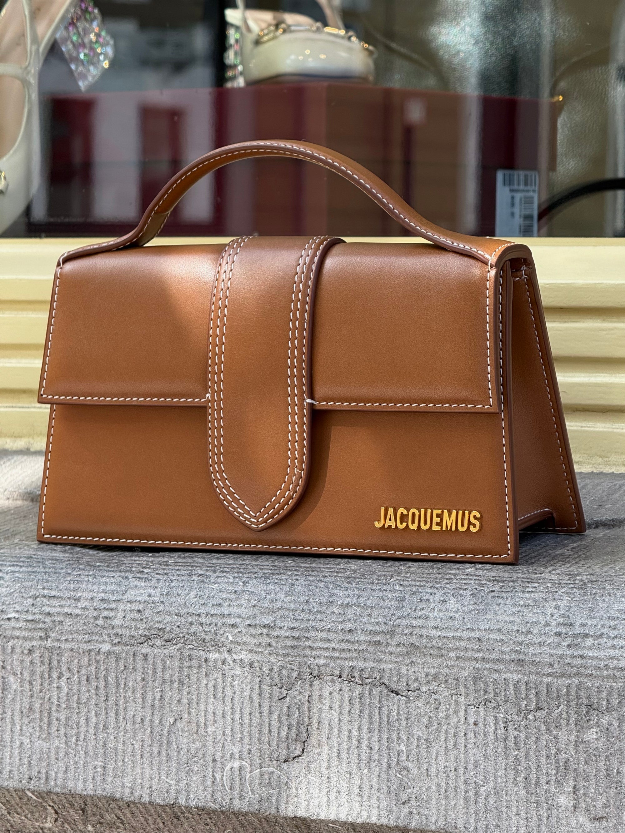 Jacquemus Light Brown Large Bambino Crossbody Bag
