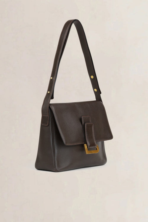 Delvaux Brown Poirier Crossbody Bag