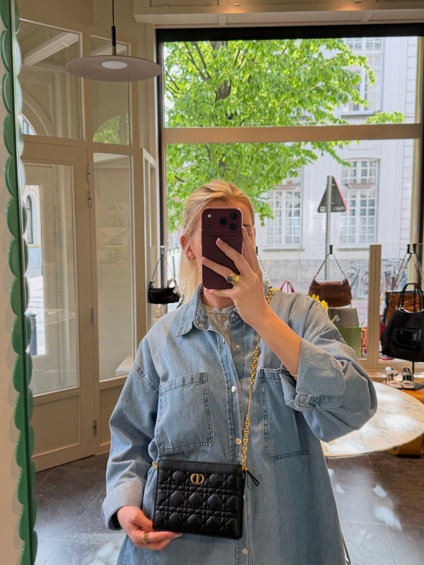 Christian Dior Caro Every Dior black crossbody — preloved