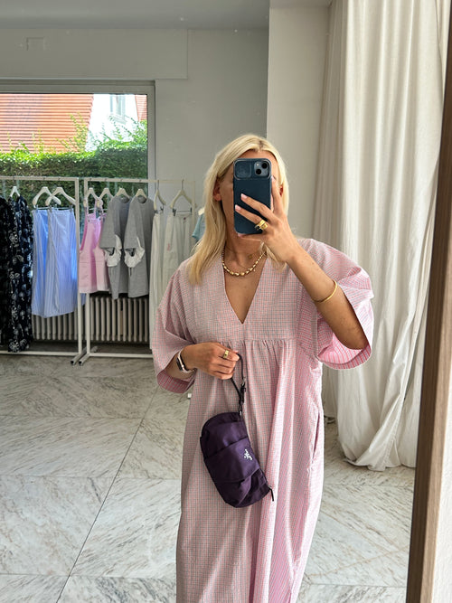 Prada Purple Tessuto Wristlet Clutch
