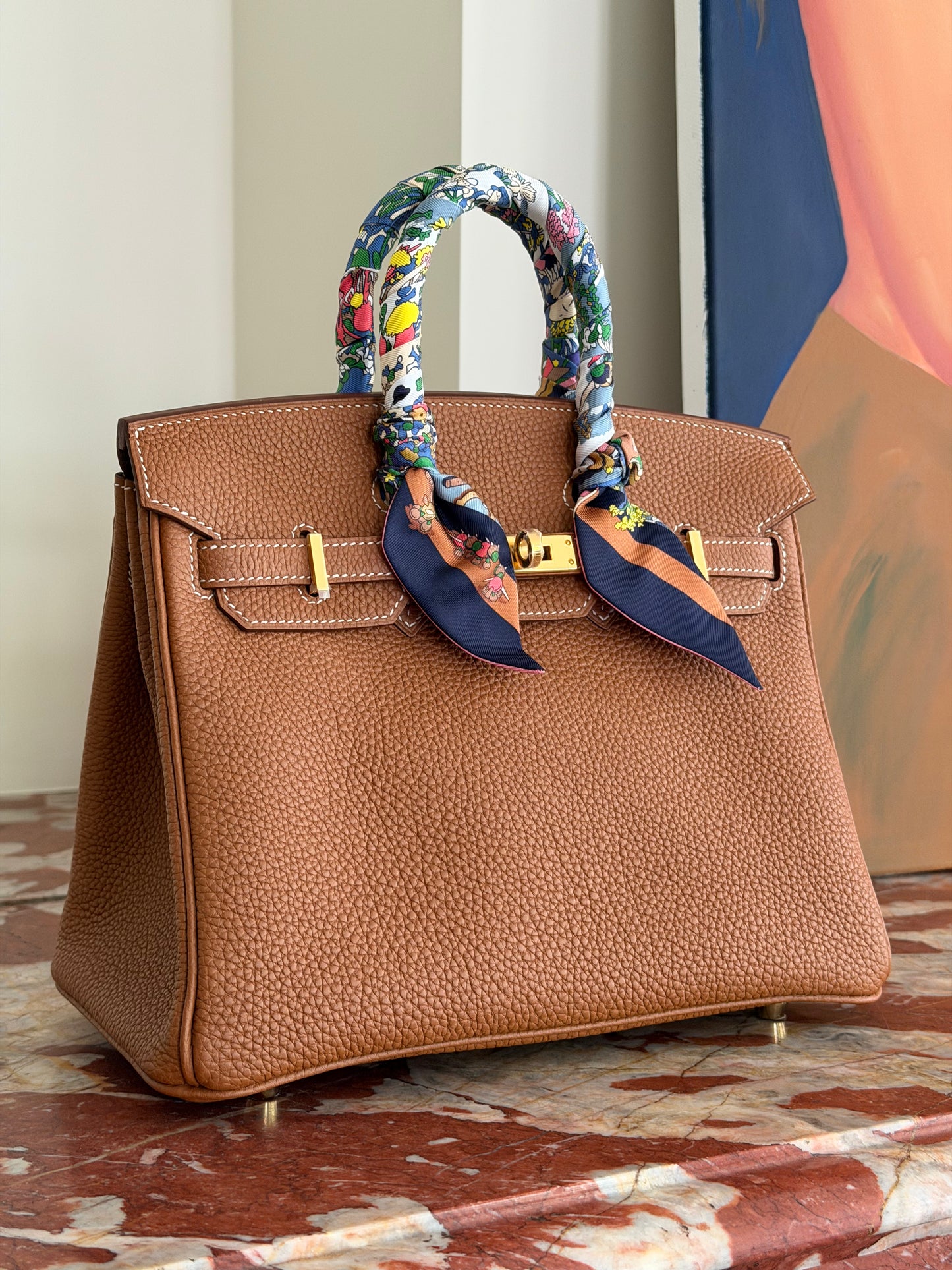 Hermès Birkin 25 Gold Togo GHW
