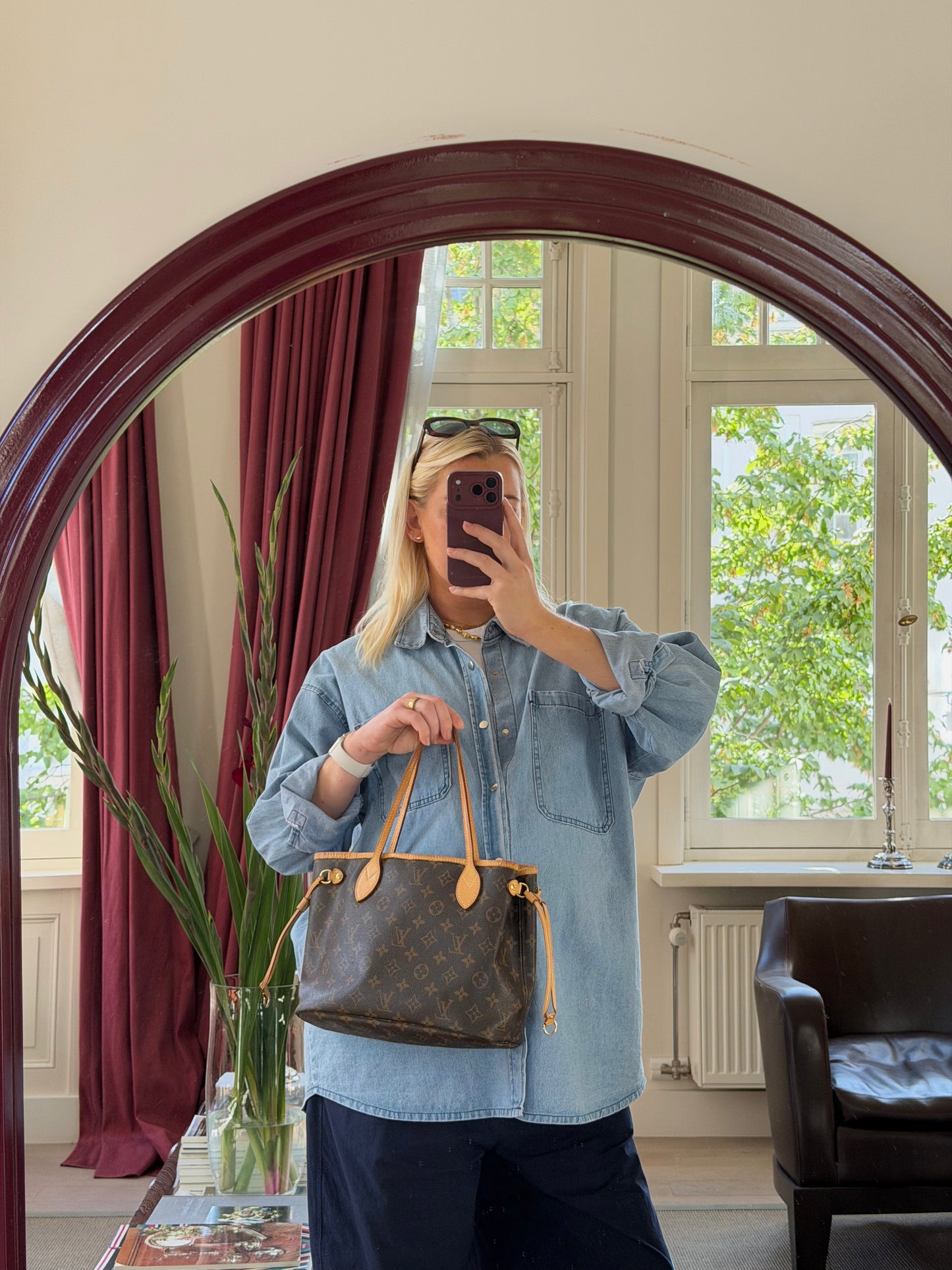 Louis Vuitton Brown Neverfull Monogram PM Shoulder Bag