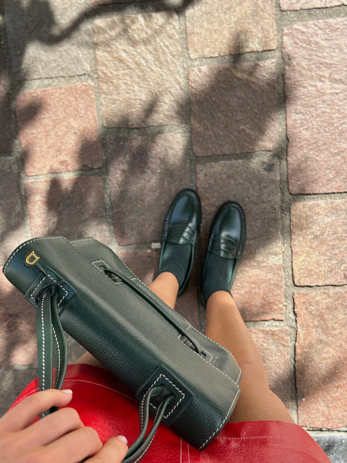 Green Beau Fixe Shoulder Bag