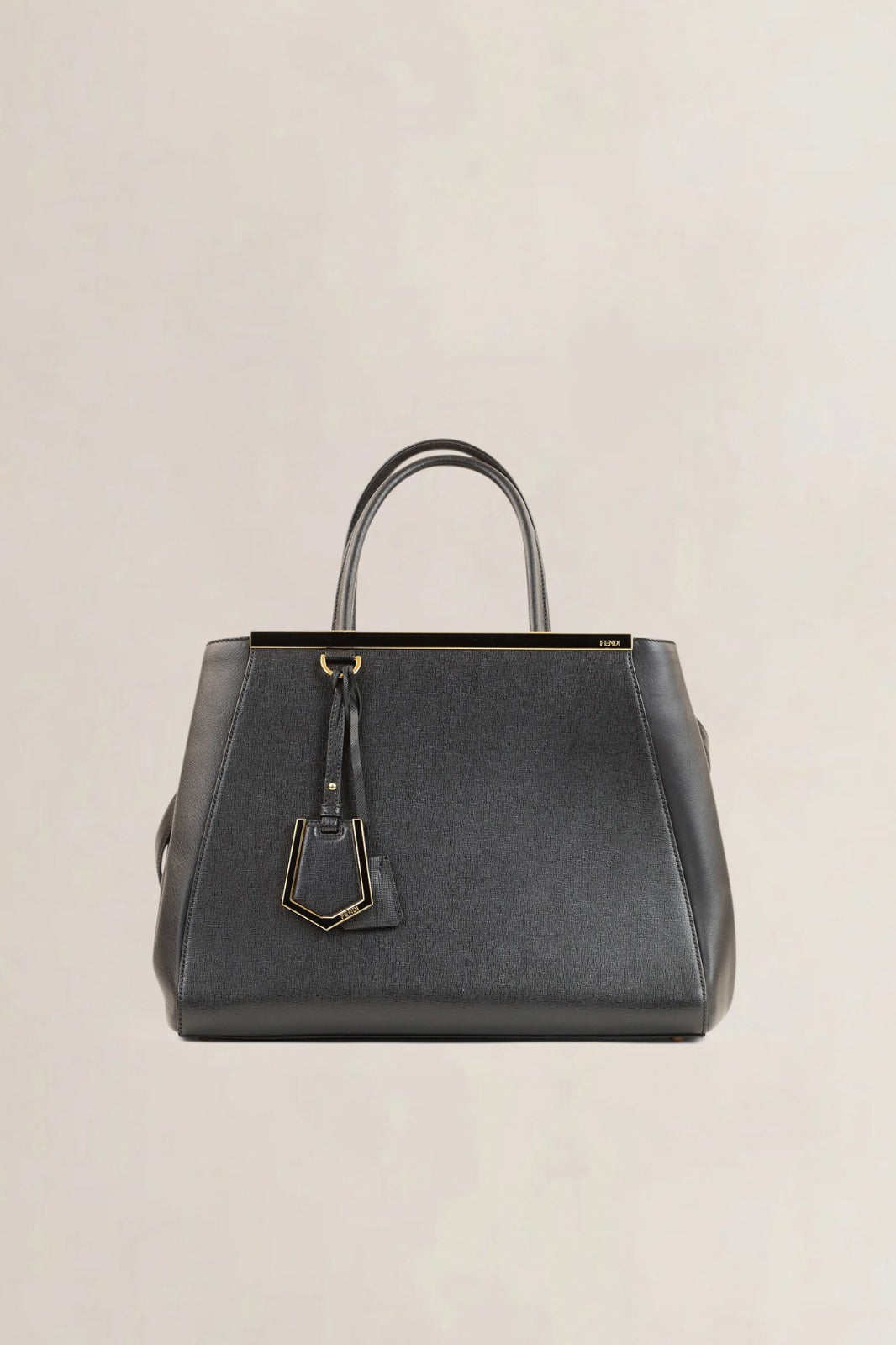 Fendi Black 2 Jours Shoulder Bag